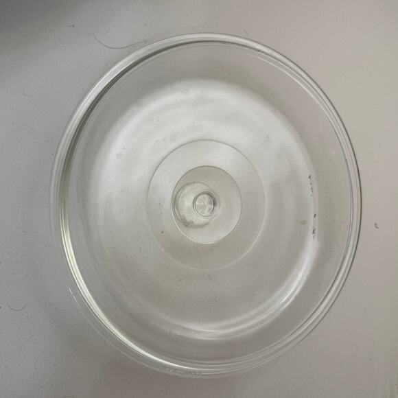 Pyrex 624 C B-21 Replacement Lid 8.75" Round Clear Glass Casserole 2 QT - Picture 3 of 3